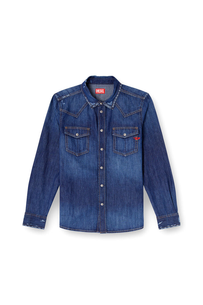 Diesel Camicia in Denim D-Vega