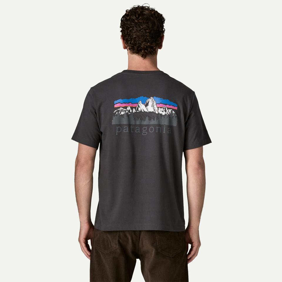 Patagonia Men's Fitz Roy Foothills T-Shirt Ink Black
