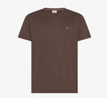 Sun68 T-shirt in Jersey di cotone Marrone