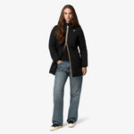 K-way Giacca Denise St Thermo Double Black Pure/Green Army