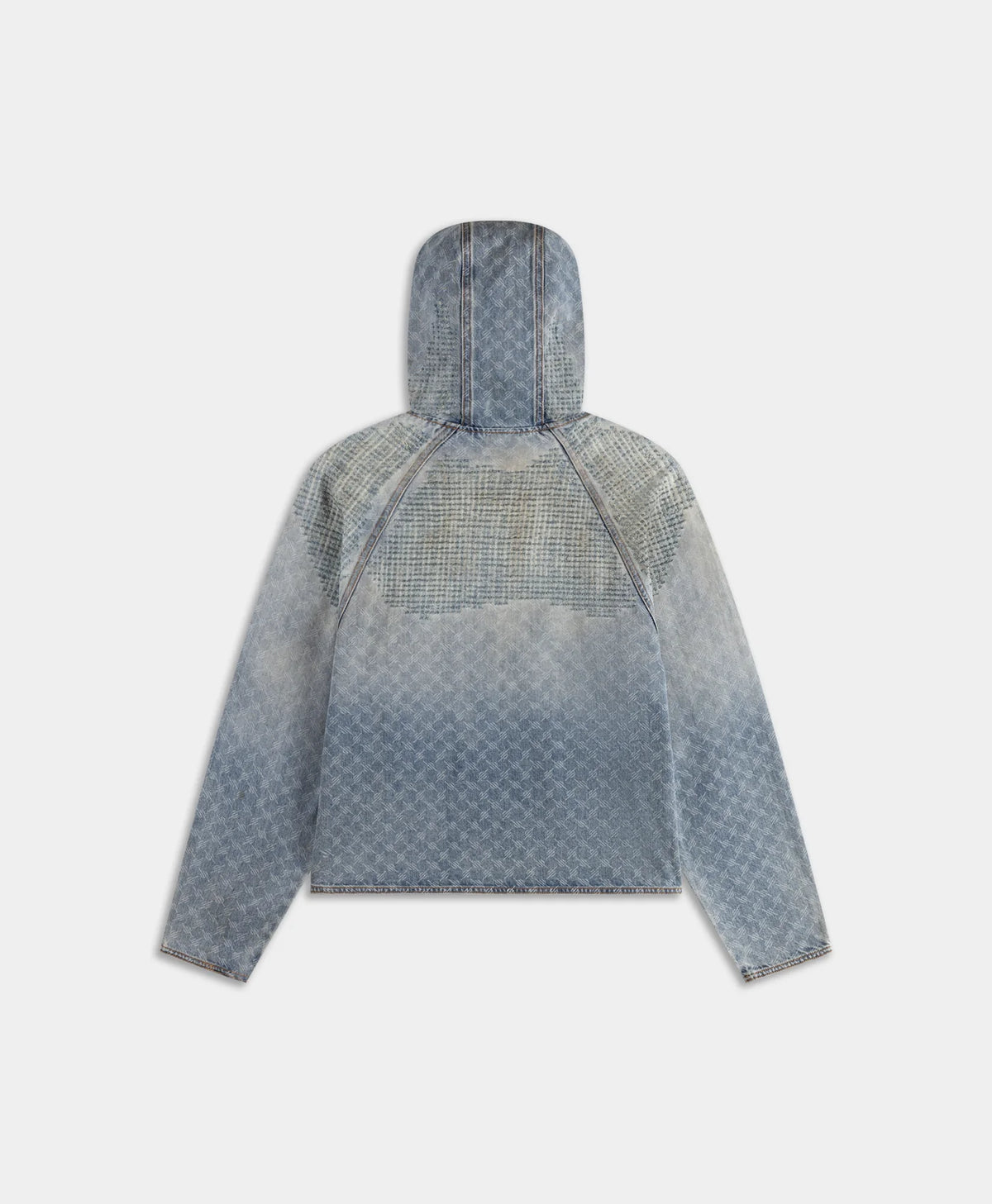 Daily Paper Destroyed Denim Hoodie