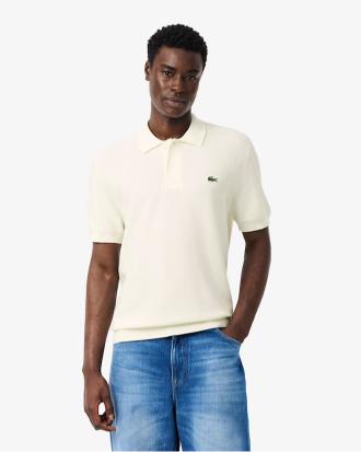 Lacoste Polo in Maglia Bouclé Classic Fit