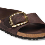 Birkenstock Madrid Big Buckle Pelle oliata Habana Narrow Fit