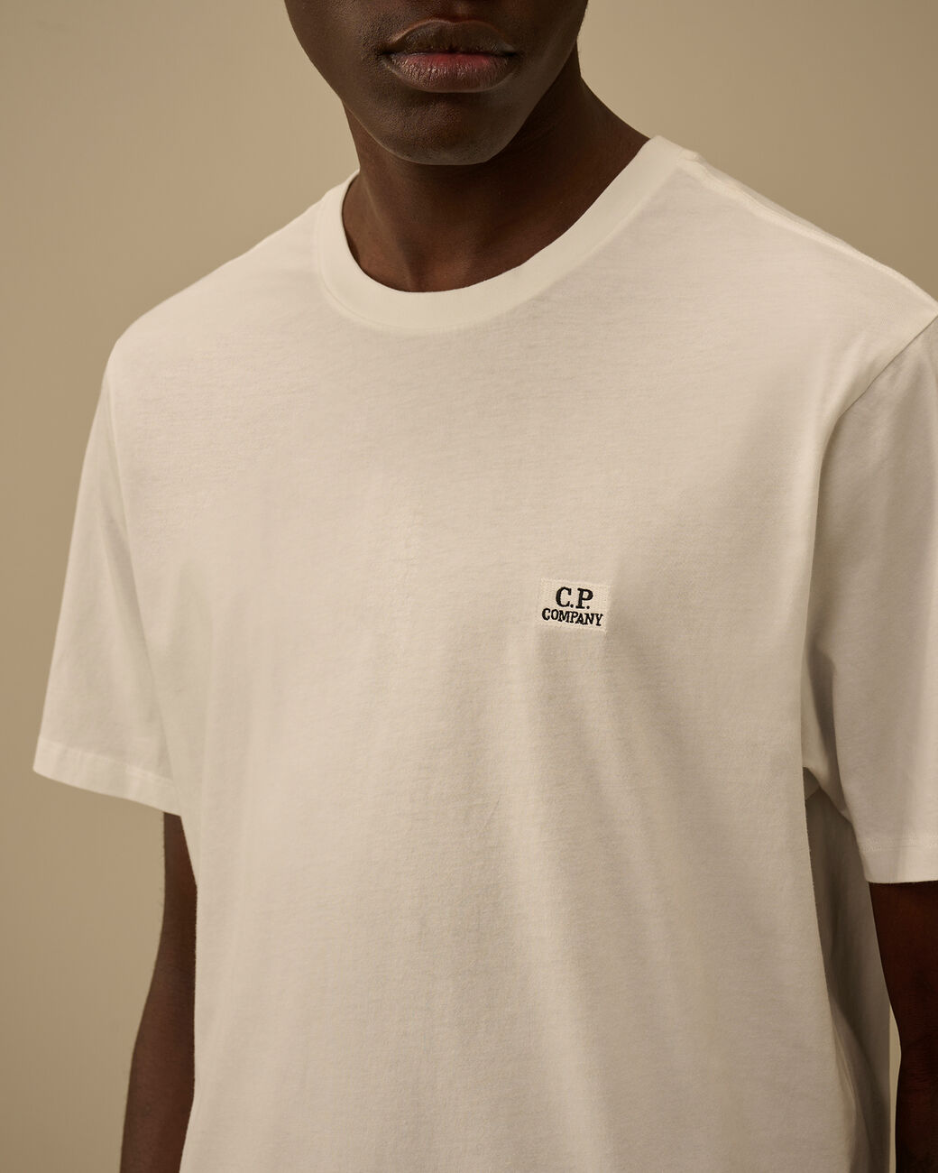 Cp Company Jersey Short Sleeve Logo Patch T-Shirt