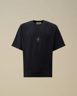 Cp Company Malfilè Fleece Short Sleeve Sweatshirt