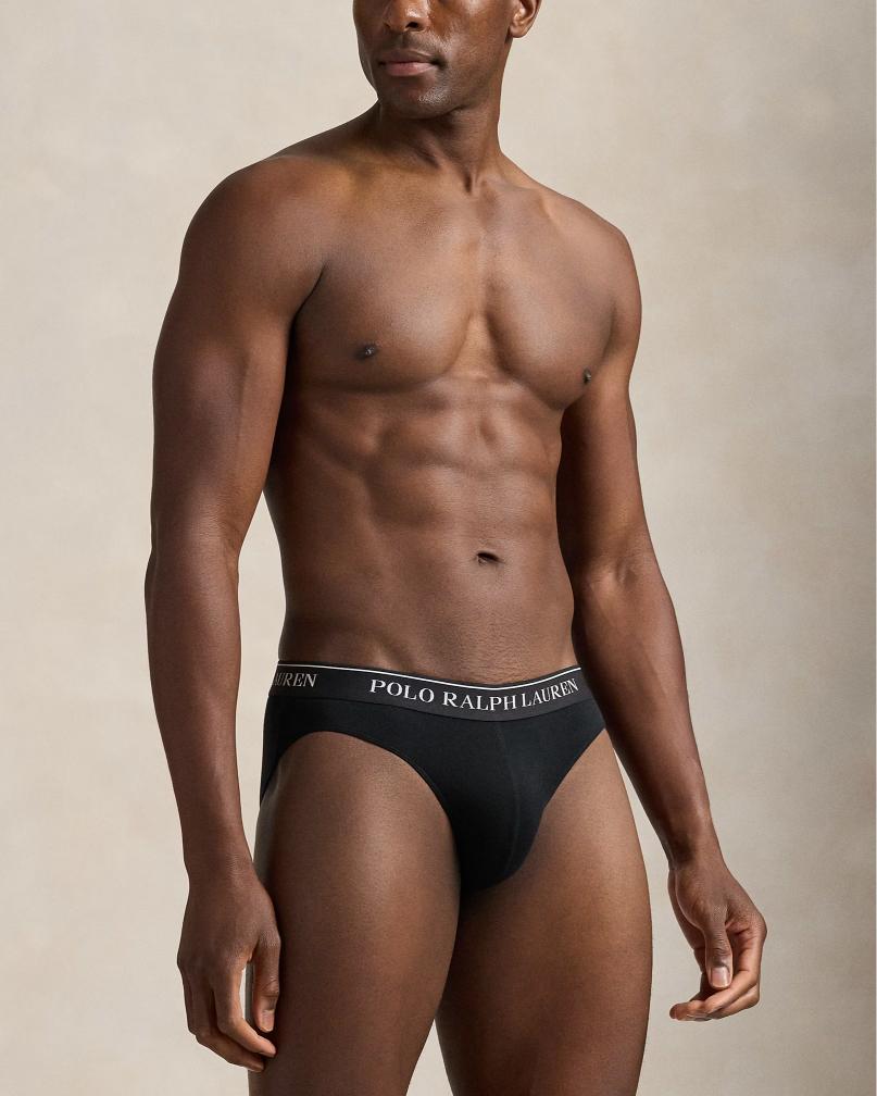 Polo Ralph Lauren Tre Paia di Slip a Vita Bassa
