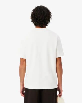 Lacoste T-shirt in Jersey Testurizzata