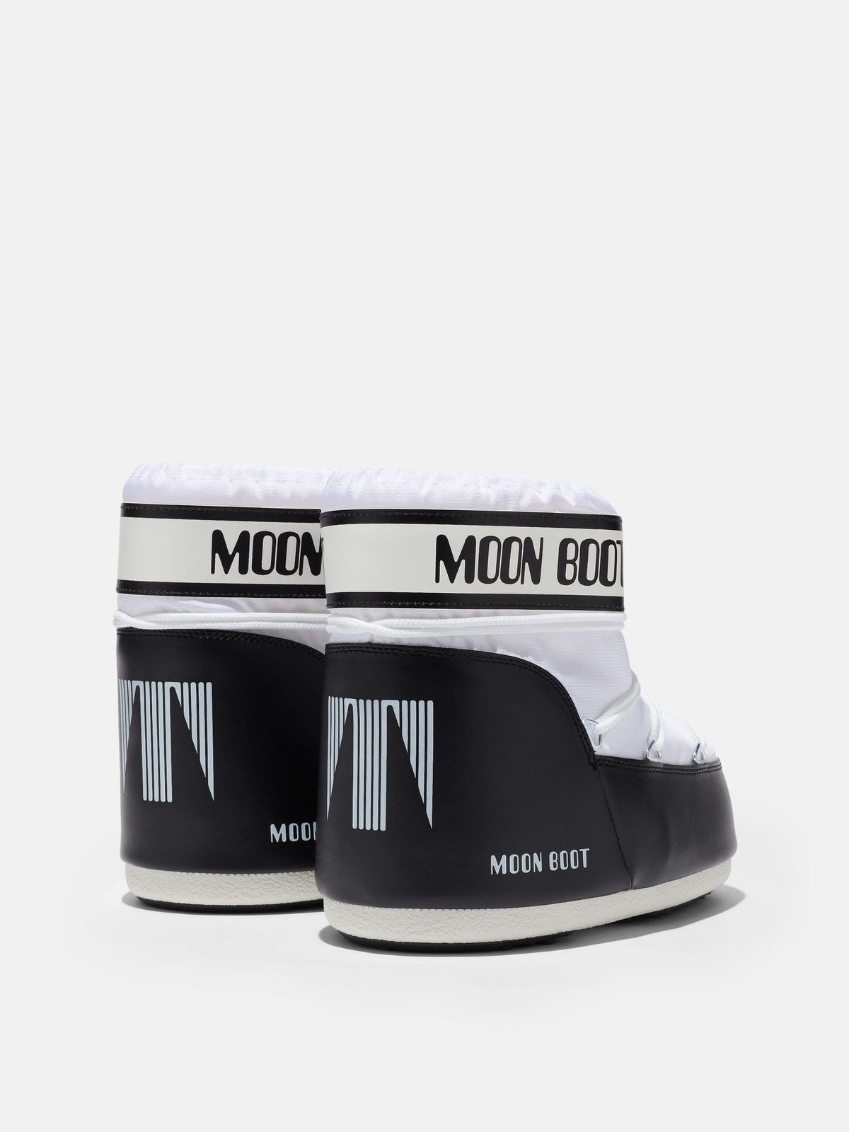 Moon Boot Stivale Icon Low Bianco in Nylon