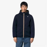 K-Way Giacca Jack Spacer Nylon Double Blue Depth/Green Army