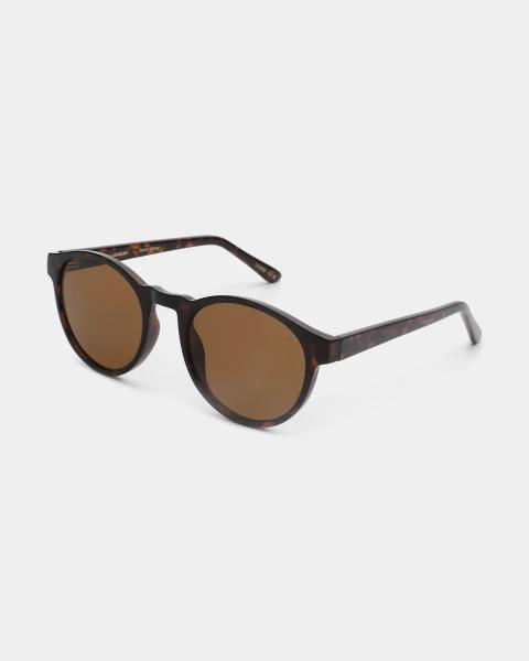 A. KJÆRBEDE Marvin Demi Tortoise Sunglasses