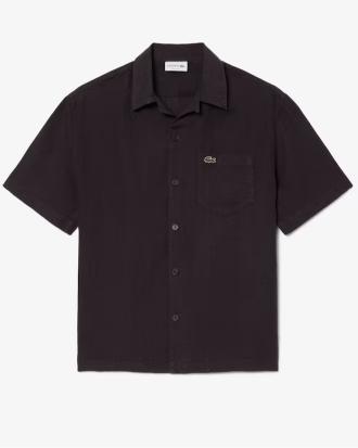 Lacoste Camicia Relaxed Fit in Lino