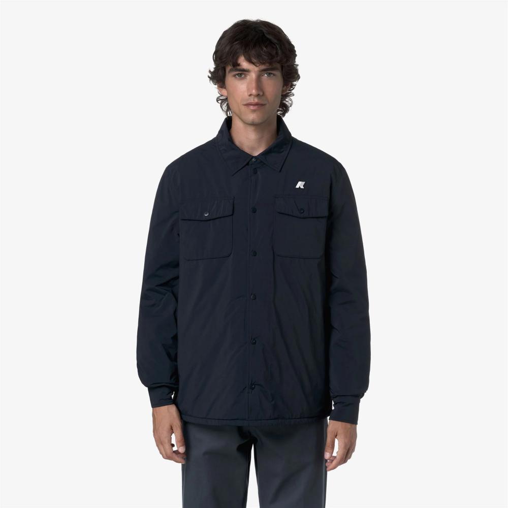 K-Way Giacca Umbert Plain Warm Blue Depht