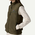 Patagonia Women's Retro Pile Fleece Vest Basin Green
