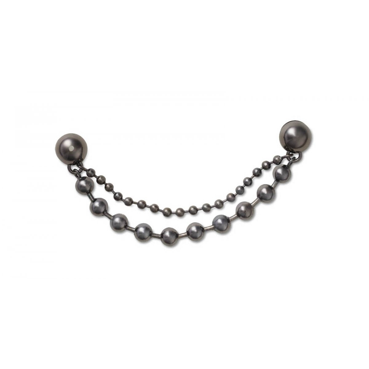 Crocs Jibbitz Double Black Gem Chain