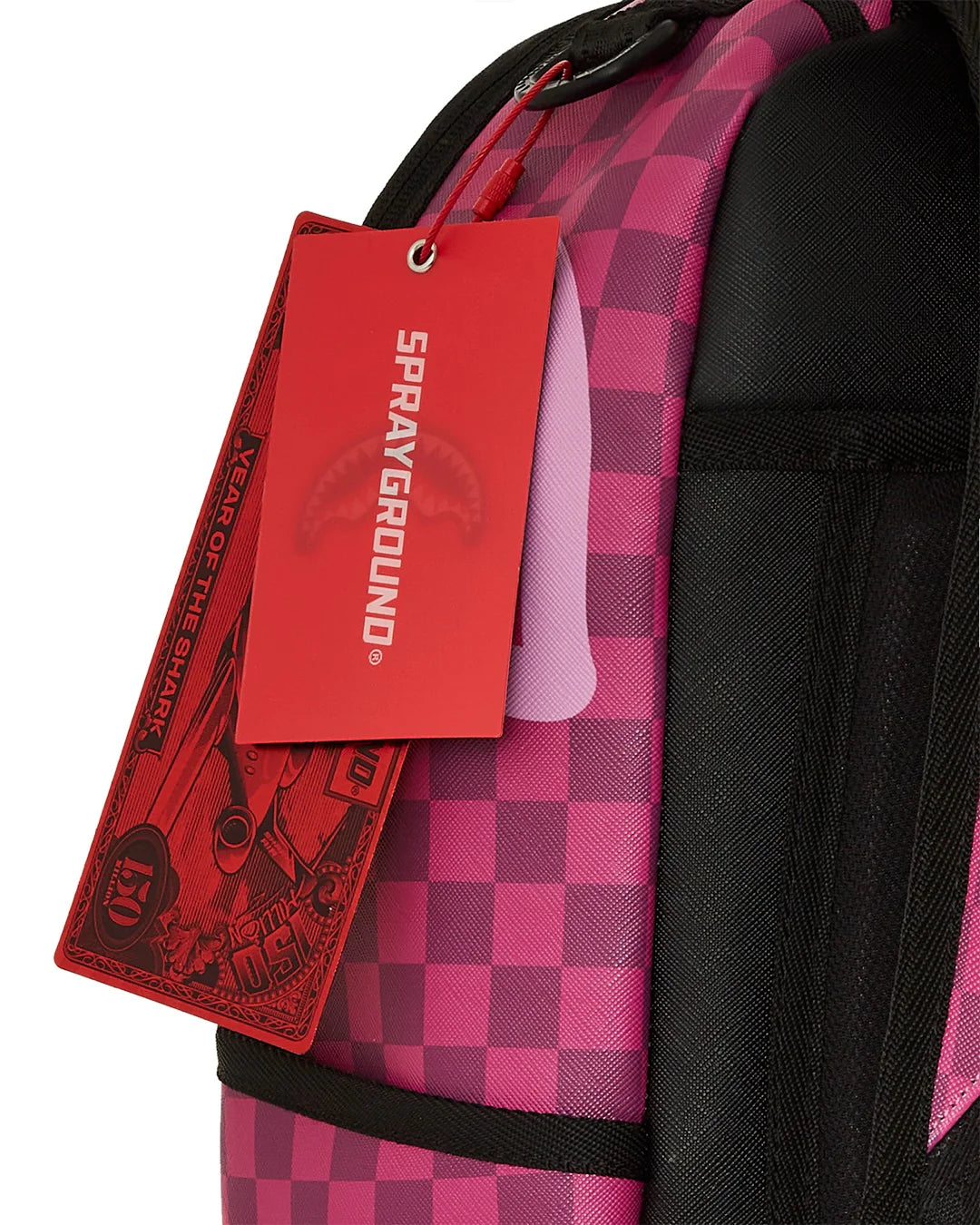 Sprayground Zaino Split Sip Pink Check Dlxsv