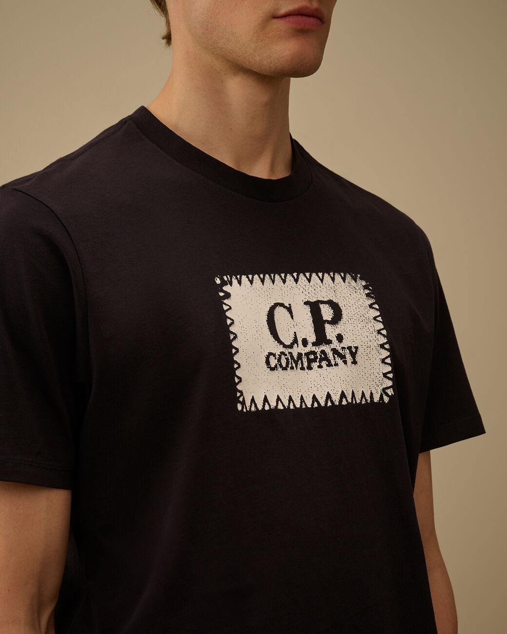 Cp Company Jersey Short Sleeve Logo Label T-Shirt