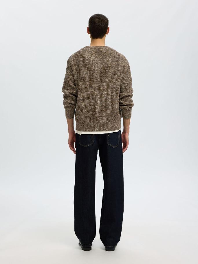 Selected Pullover Turkish Coffee