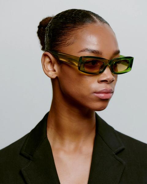A. KJÆRBEDE Frida - Light Olive Sunglasses