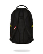 Sprayground Zaino Shark Central Yellow Tape Dlx Satin