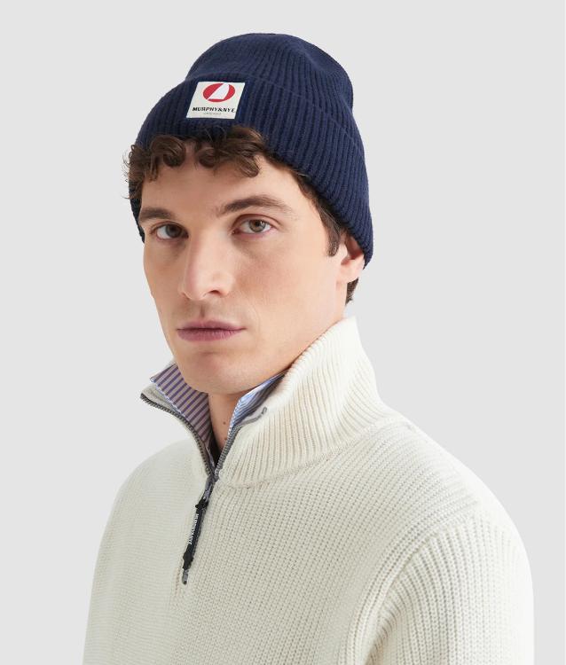 Murphy&Nye Fender Sweater Maglione Mezza Zip a Coste Inglesi