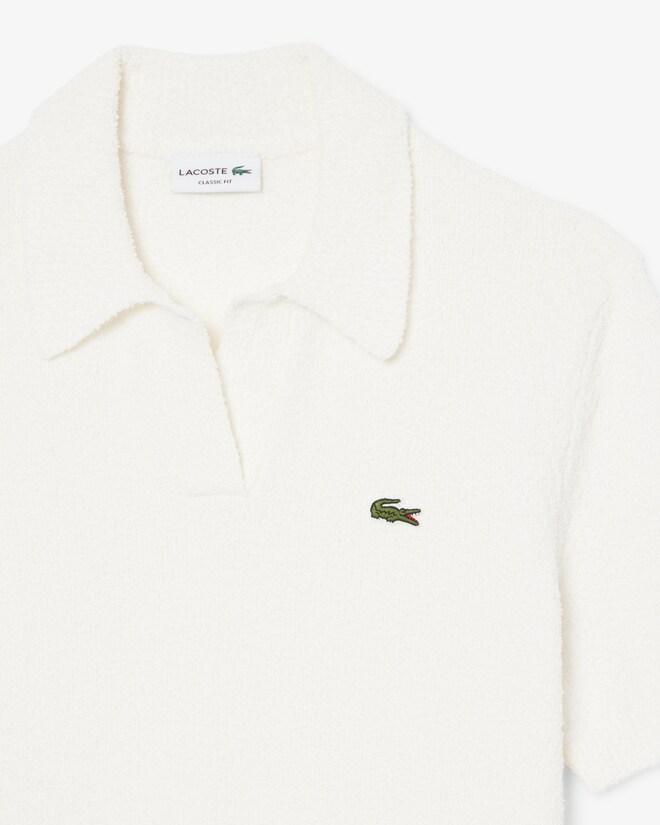 Lacoste Polo in Maglia Bouclé Classic Fit