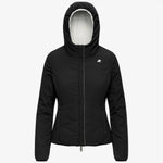 K-Way Giacca Lily St Warm Double White Natural/Black Pure