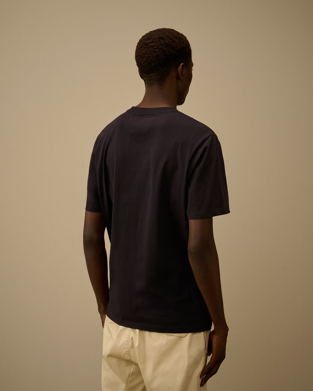 Cp Company Jersey Short Sleeve Logo Patch T-Shirt
