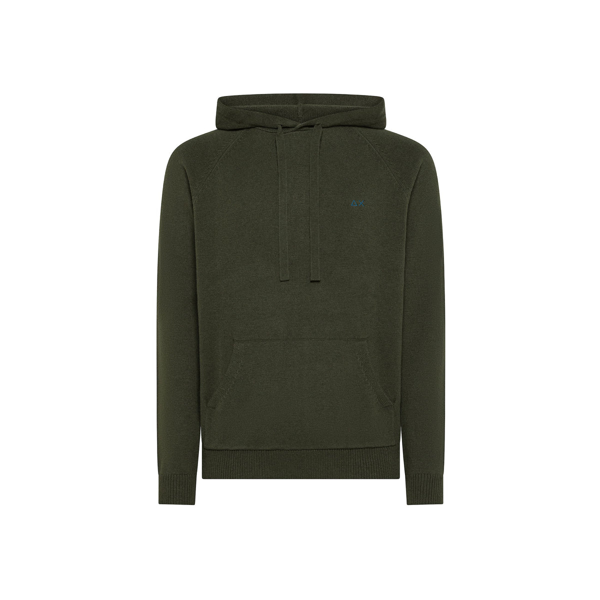 Sun68 Maglia in Misto Cashmere con Cappuccio