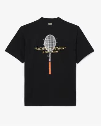 Lacoste T-shirt Ricamata in Cotone
