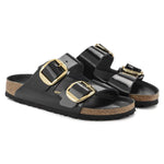 Birkesntock Arizona Big Buckle Pelle naturale vernice Narrow Fit