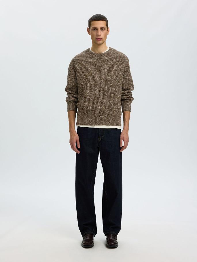 Selected Pullover Turkish Coffee