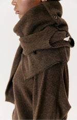 American Vintage Maglione Donna Ouity Cioccoloto