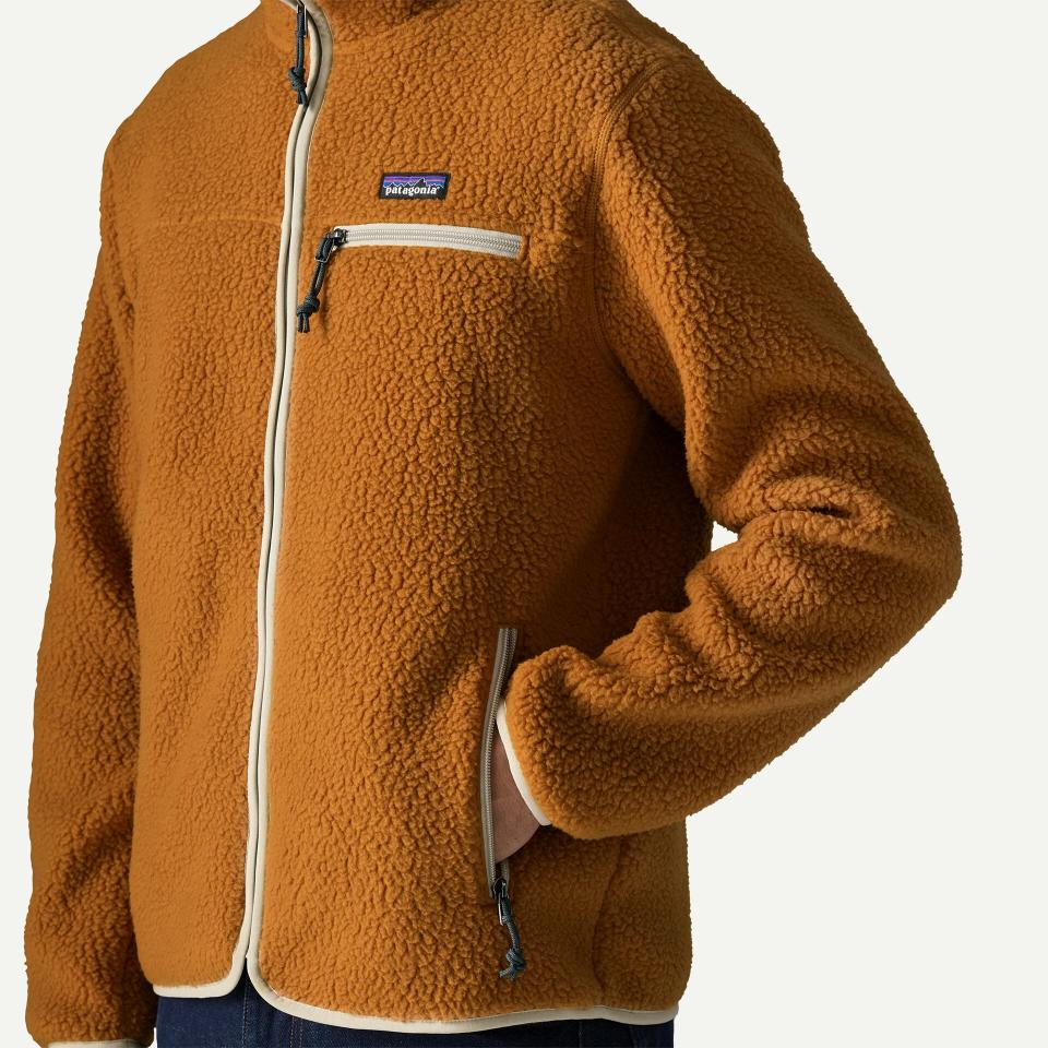 Patagonia Men's Retro Pile Fleece Jacket Cinnamon Brown