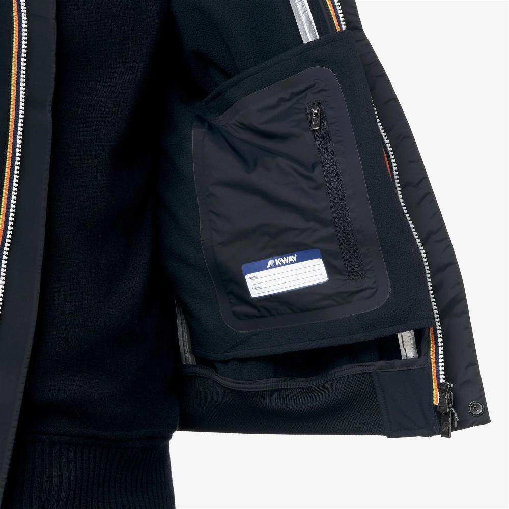 K-Way Giacca Joachim Bonded Blue Depth/Blue Depth