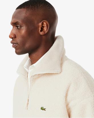 Lacoste Felpa in Pilecon Zip