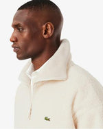 Lacoste Felpa in Pilecon Zip