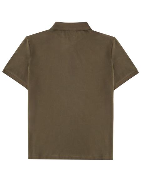 Cp Company Stretch Piquet Short Sleeve Logo Polo