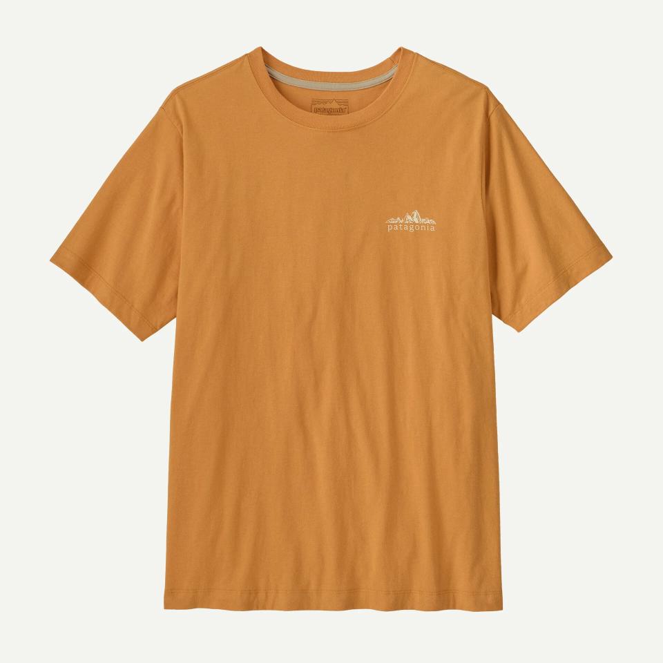 Patagonia Men's Fitz Roy Foothills T-Shirt Dried Mango
