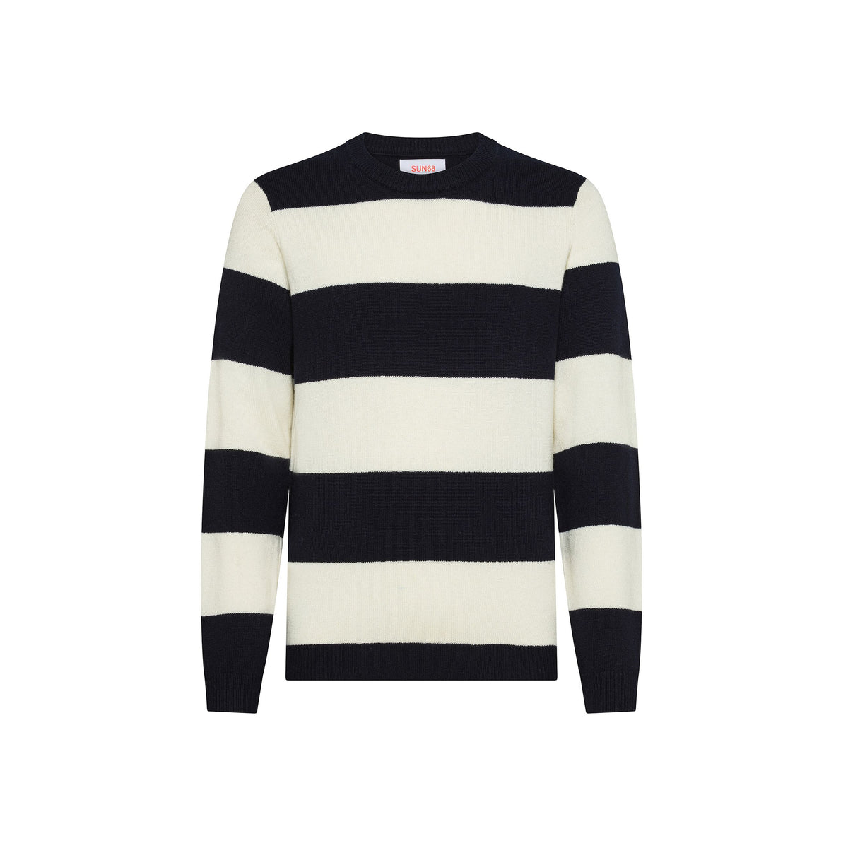 Sun68 Maglia in Lana e Cashmere a Righe