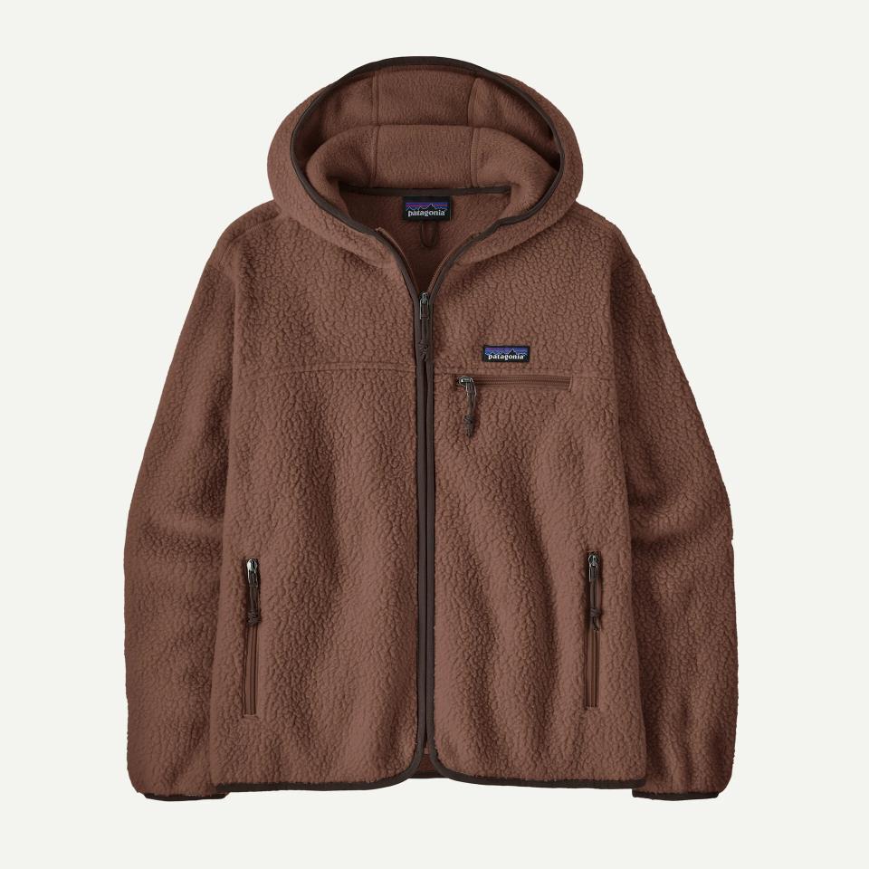 Patagonia Women's Retro Pile Fleece HoodyBerm Brown