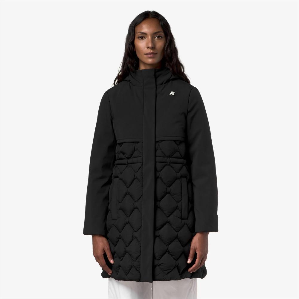 K-Way Giacca Siphelle Hybrid Warm Shell Black Pure