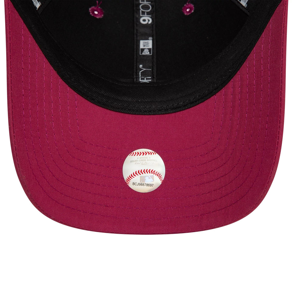 New Era LA Dodgers Flawless Dark Red 9FORTY
