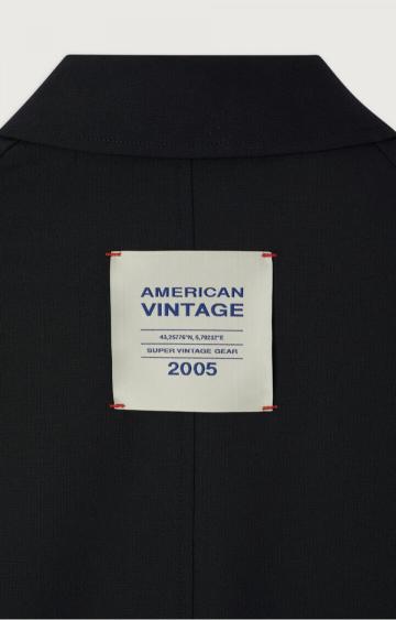 American Vintage Cappotto Donna Ayany Blue