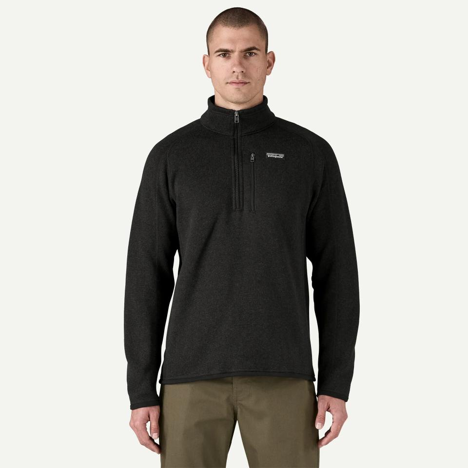 Patagonia Men's Better Sweater 1/4-Zip Fleece Black