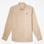 TIMBERLAND CAMICIA SLIM FIT IN LINO MILL RIVER UOMO BEIGE