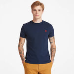 TIMBERLAND T-SHIRT SLIM-FIT DUNSTAN RIVER UOMO BLU MARINO